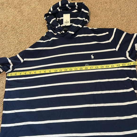 Polo Ralph Lauren Cotton Stripe Hooded Tee - Picture 8 of 8